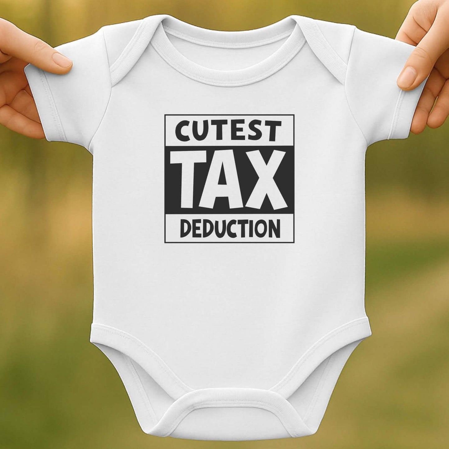 Tax Deduction Baby Bodysuit