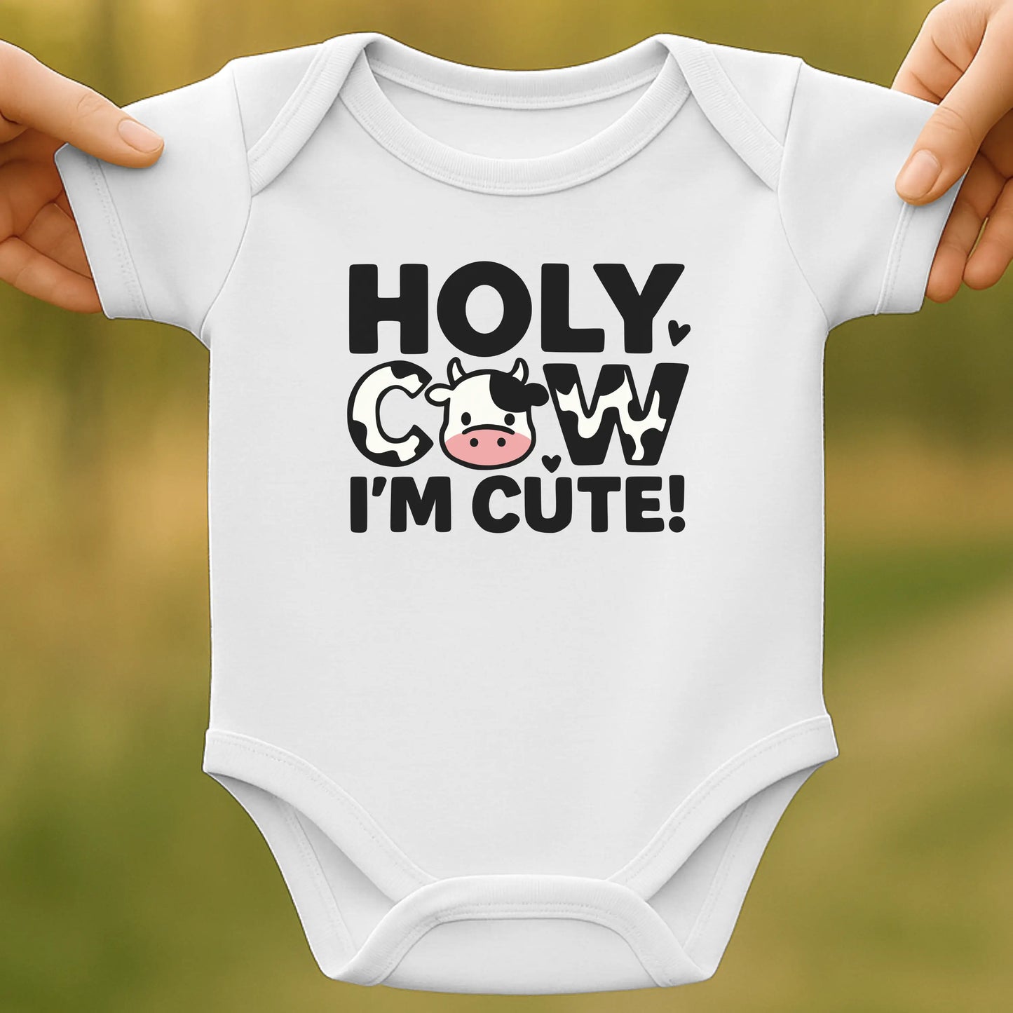 Holy Cow Baby Bodysuit