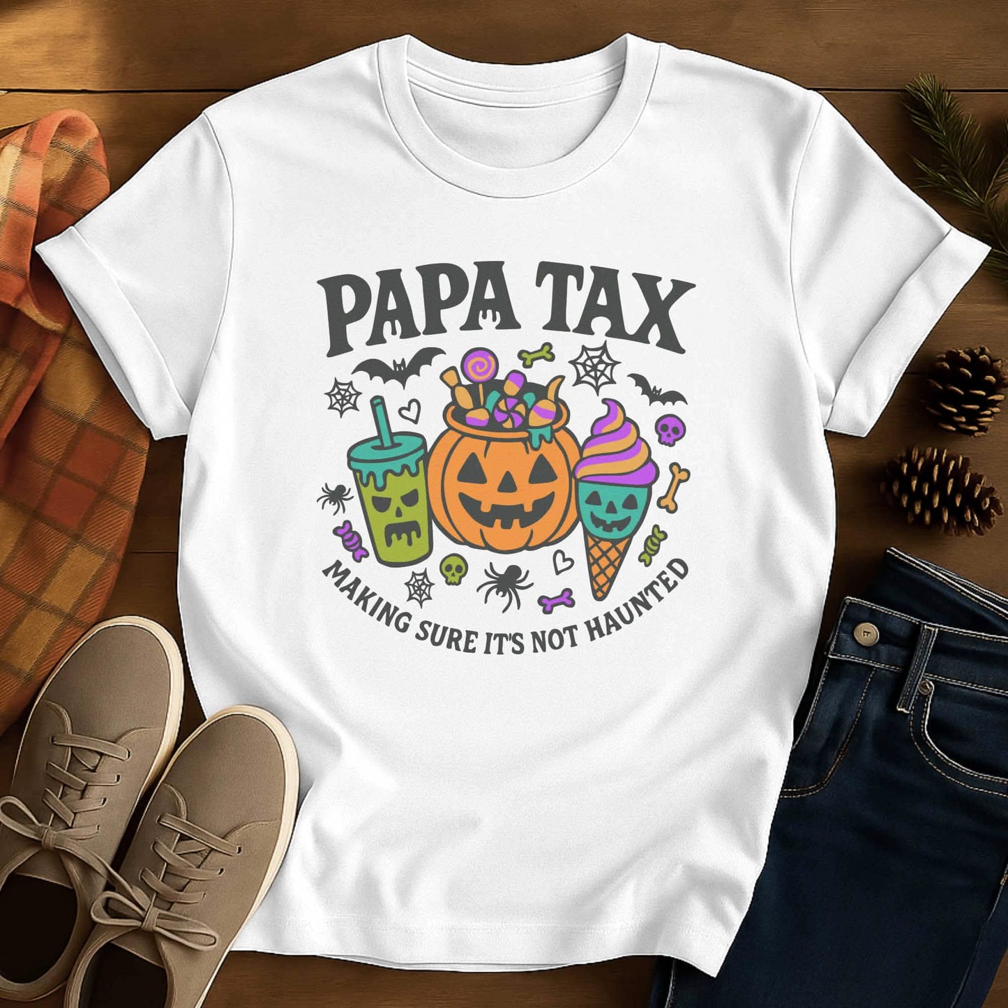 Papa Tax Grandpa Halloween T-Shirt