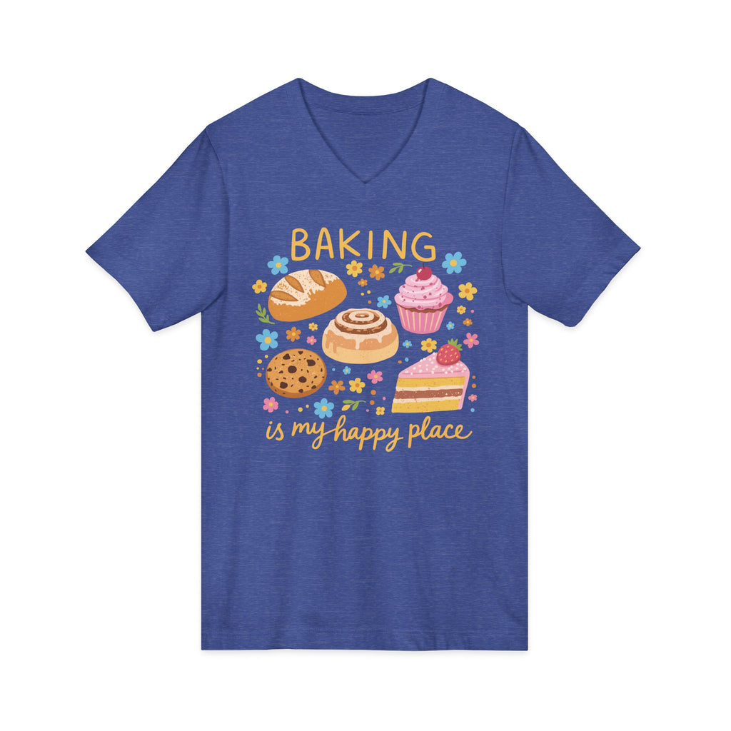 Baking Happy Place V-Neck Tee