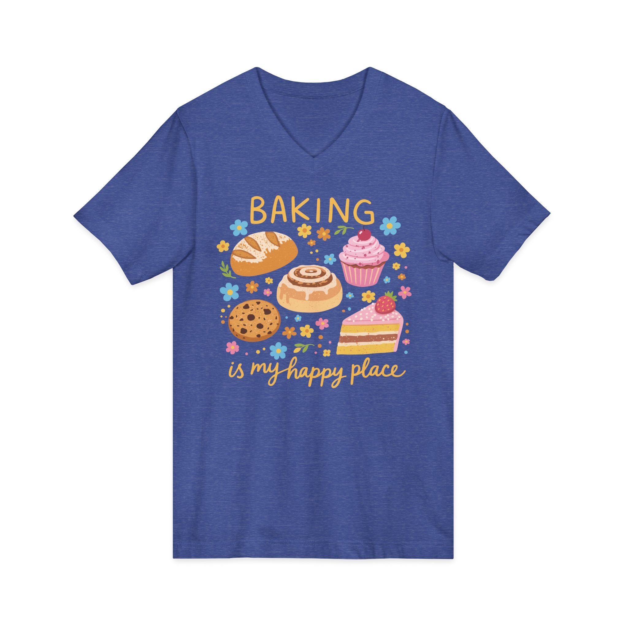 Baking Happy Place V-Neck Tee