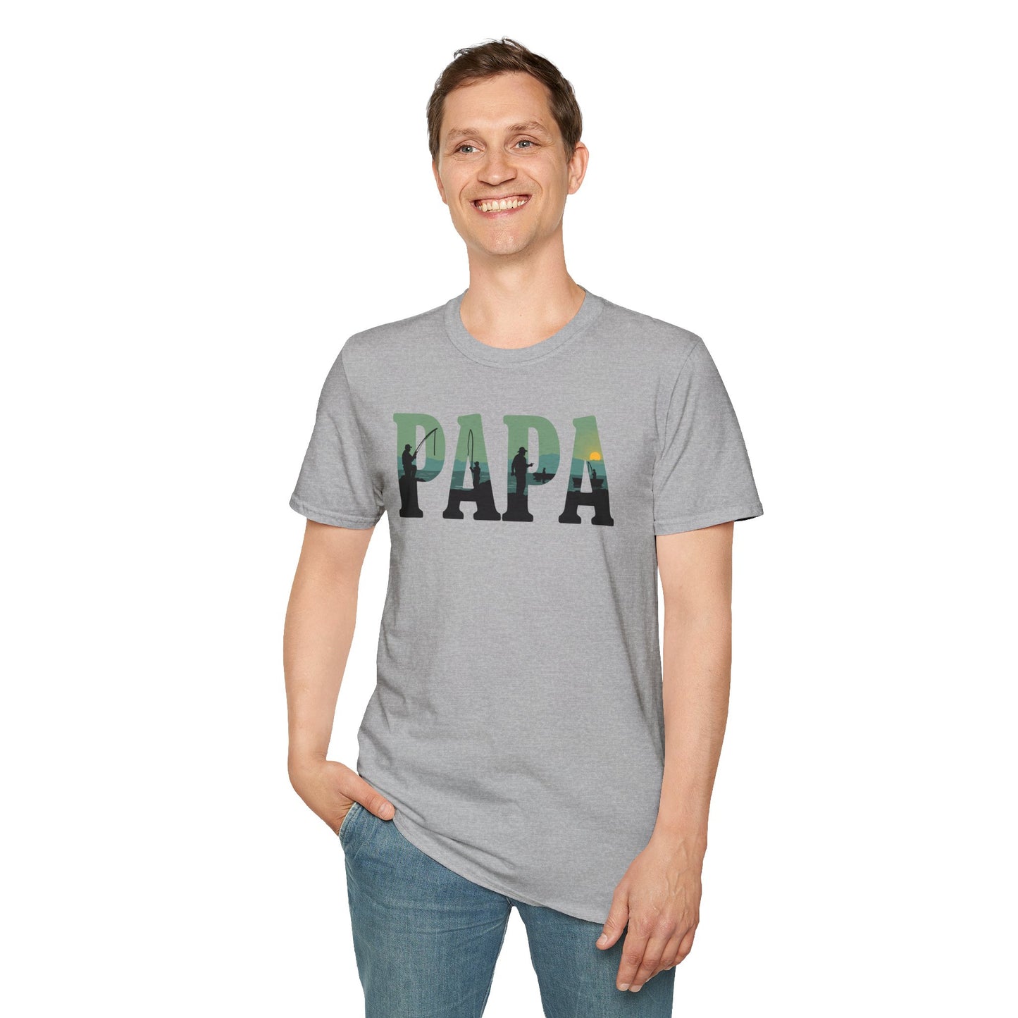 Dad Papa Fish Ver 1 T-Shirt