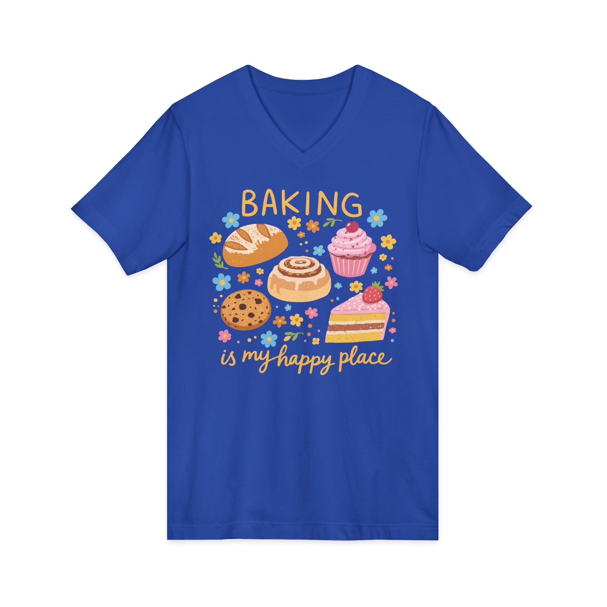 Baking Happy Place V-Neck Tee