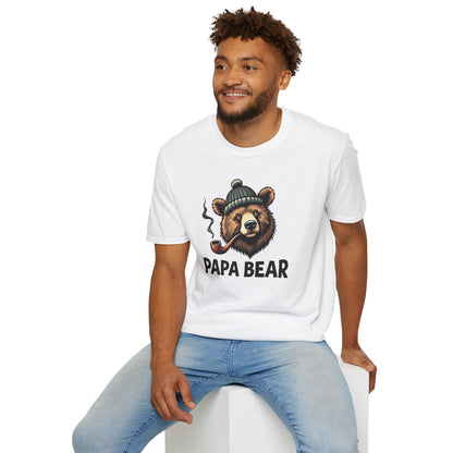 Dad Papa Bear Pipe T-Shirt