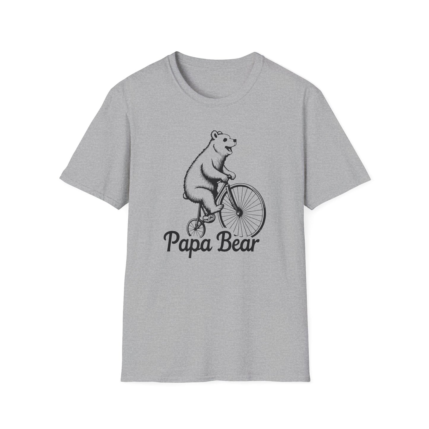 Dad Papa Bear Bicycle T-Shirt