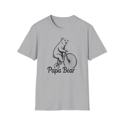 Dad Papa Bear Bicycle T-Shirt