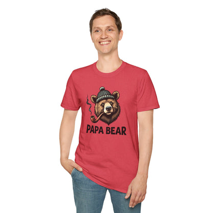 Dad Papa Bear Pipe T-Shirt