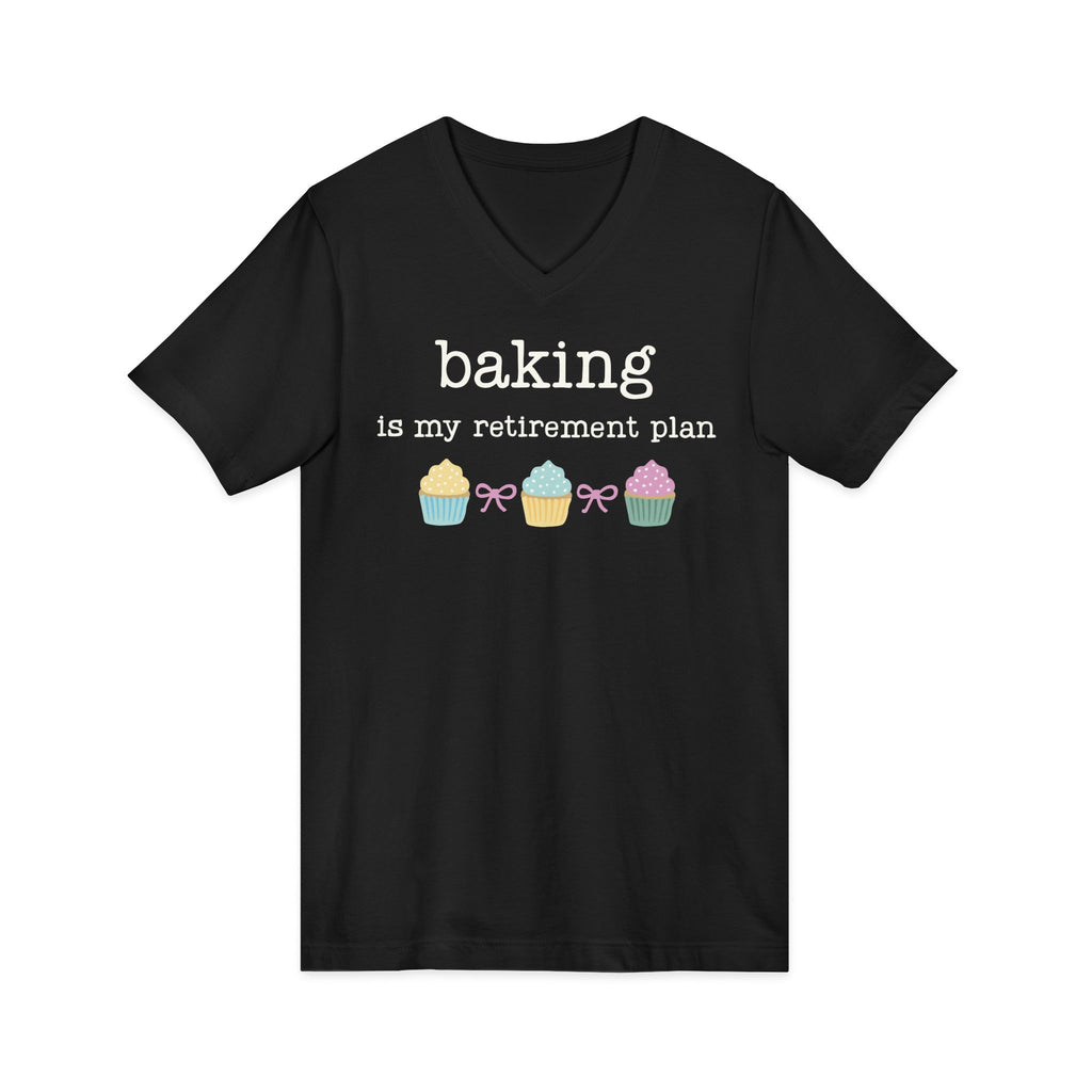 Retirement Plan V-Neck Tee