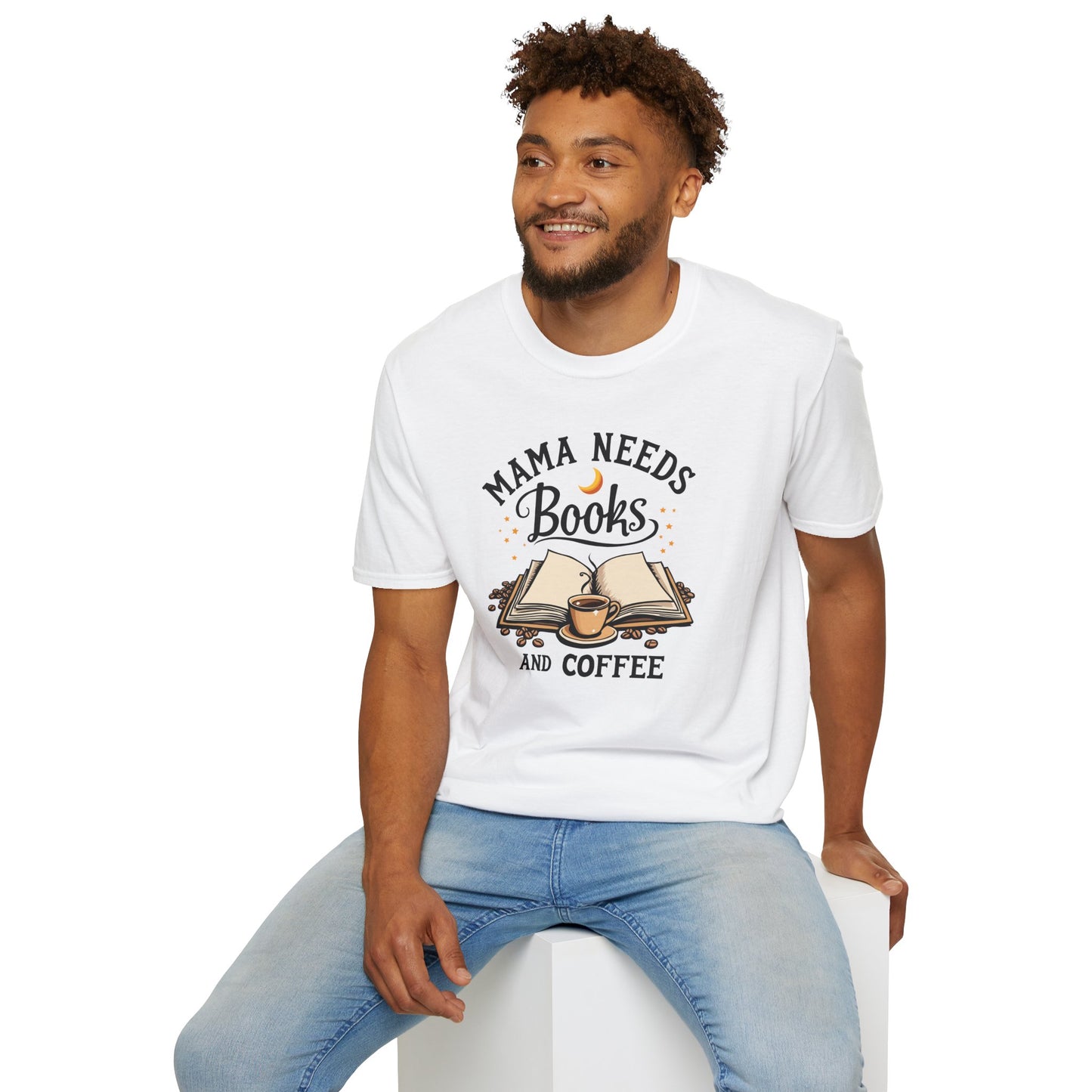 Mom Books Coffee T-Shirt