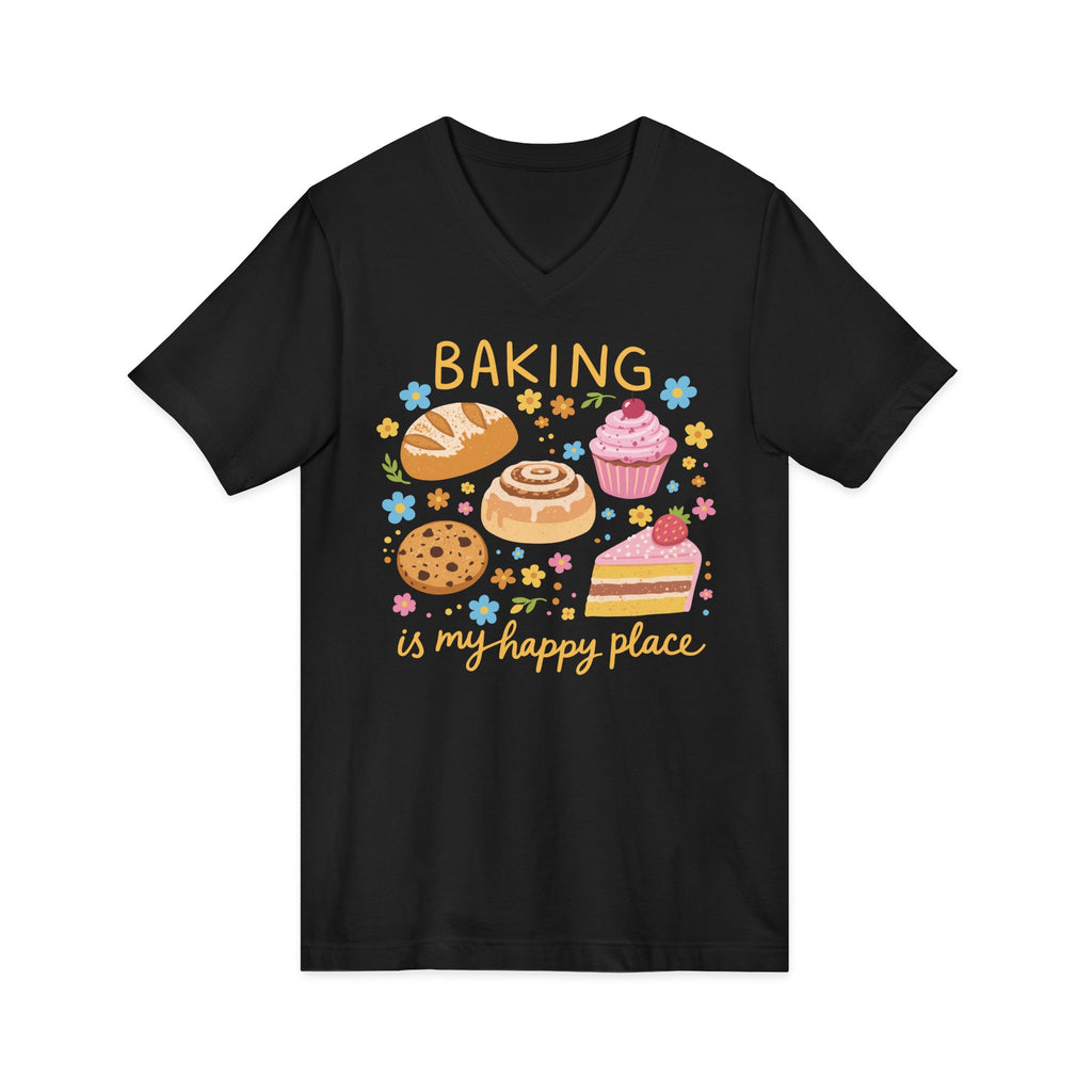 Baking Happy Place V-Neck Tee