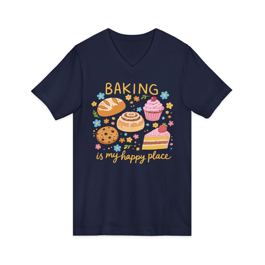 Baking Happy Place V-Neck Tee