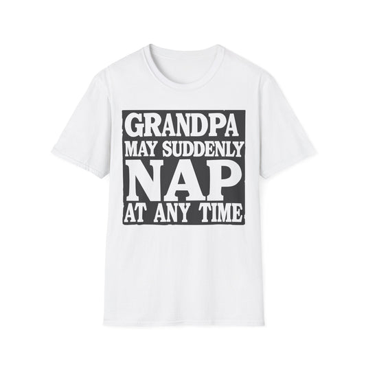 Nap Warning Grandpa T-Shirt