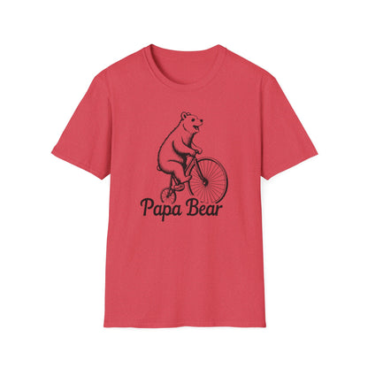 Dad Papa Bear Bicycle T-Shirt