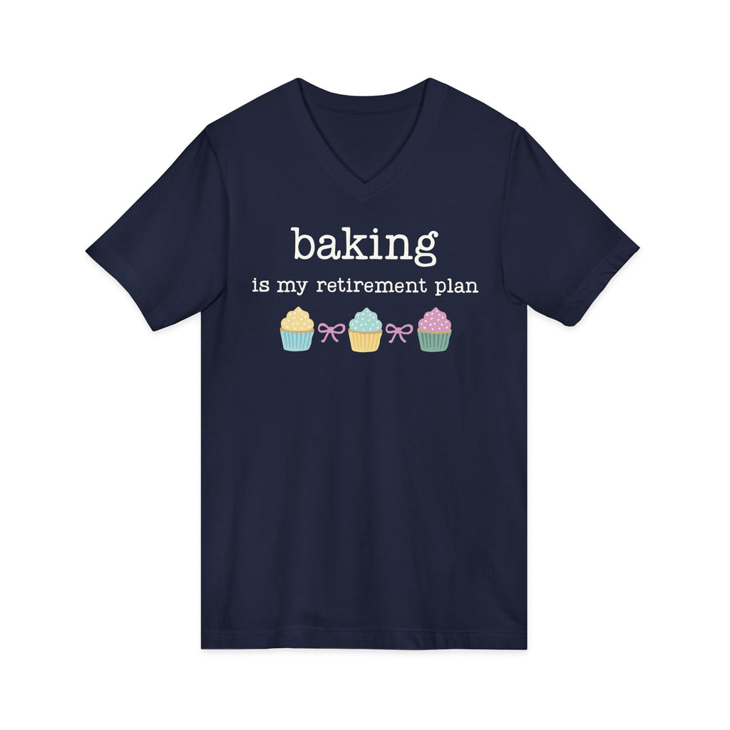 Retirement Plan V-Neck Tee