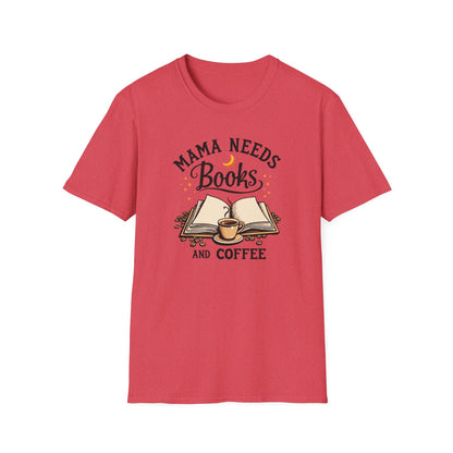 Mom Books Coffee T-Shirt