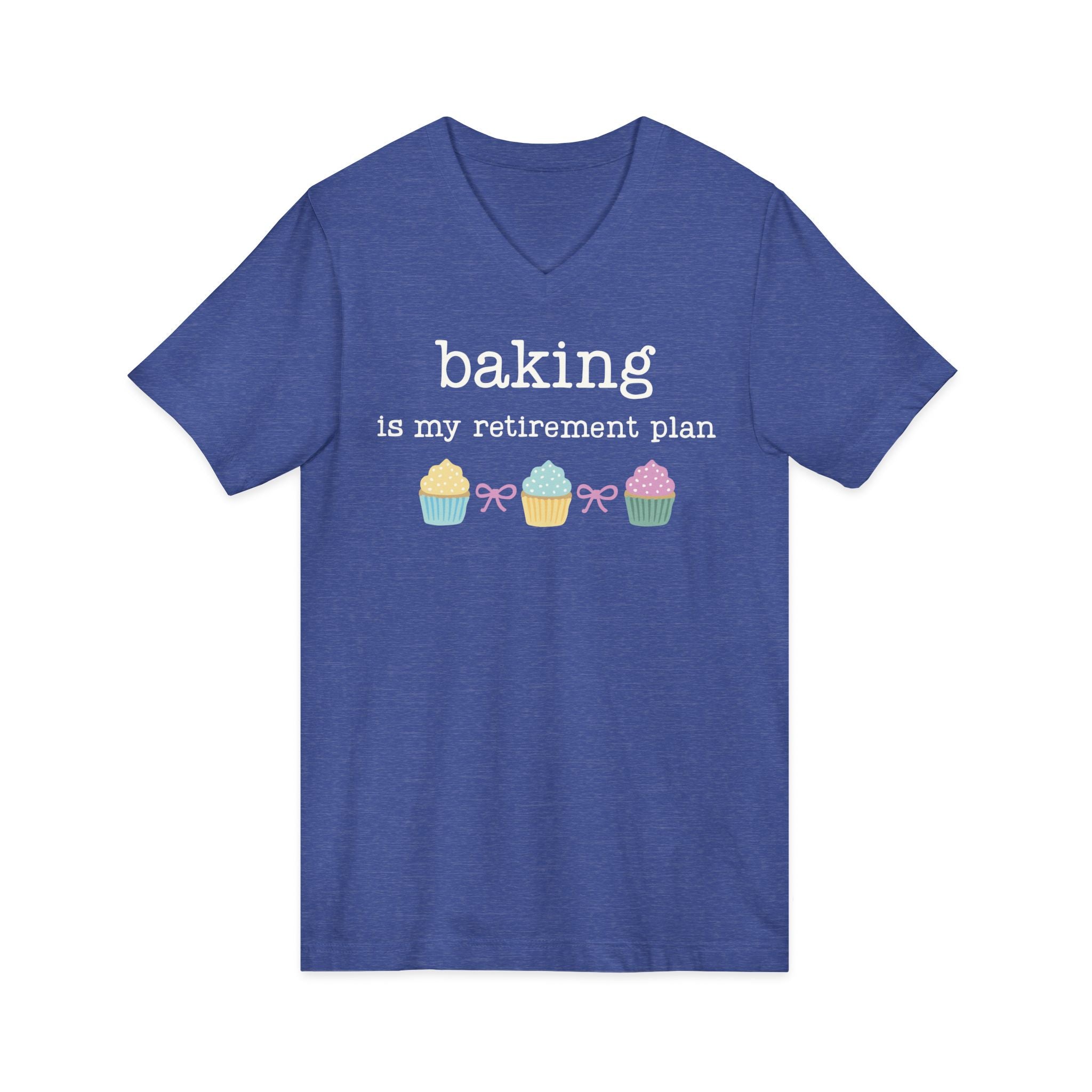 Retirement Plan V-Neck Tee