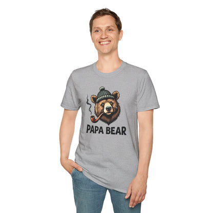 Dad Papa Bear Pipe T-Shirt