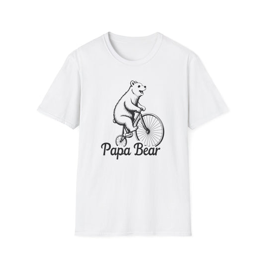 Dad Papa Bear Bicycle T-Shirt