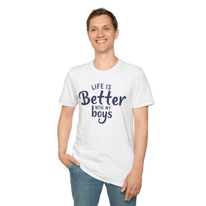 Mom Better With Boys T-Shirt