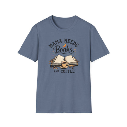 Mom Books Coffee T-Shirt