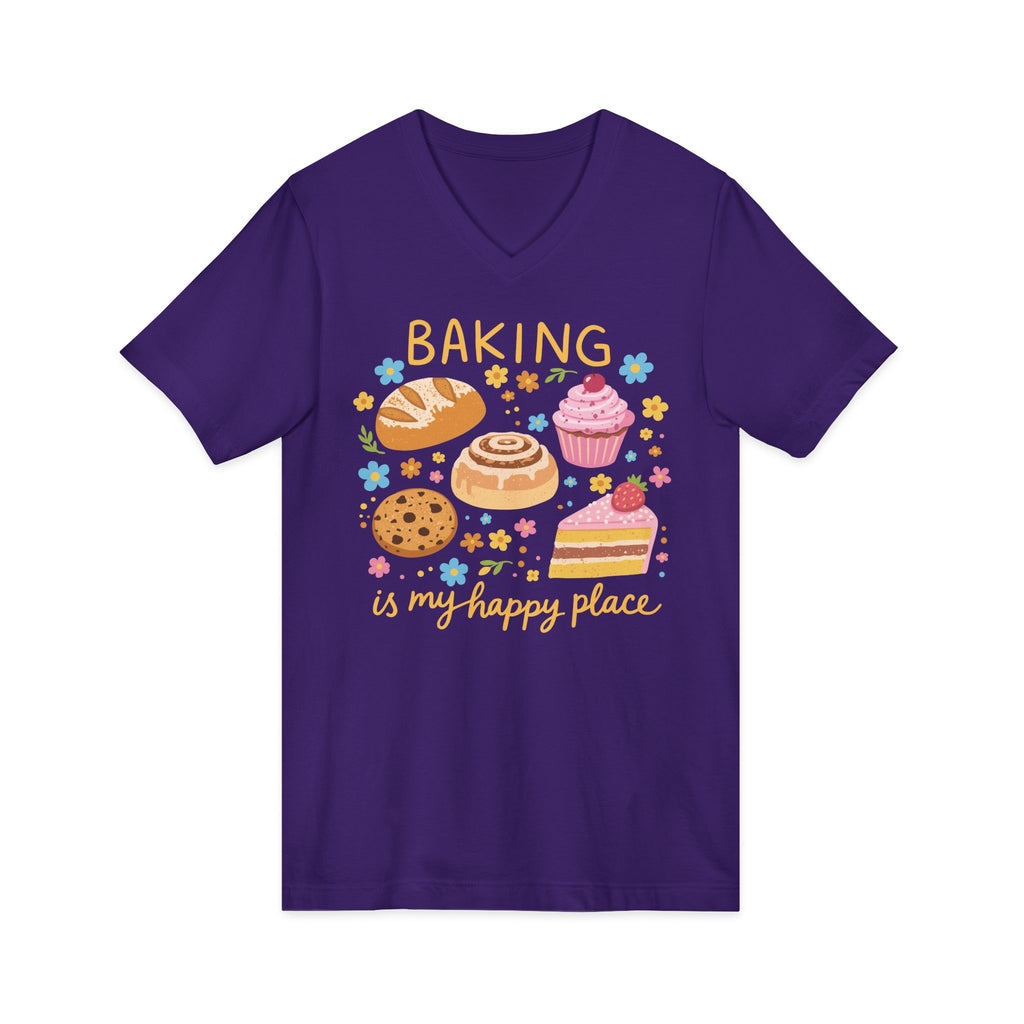Baking Happy Place V-Neck Tee