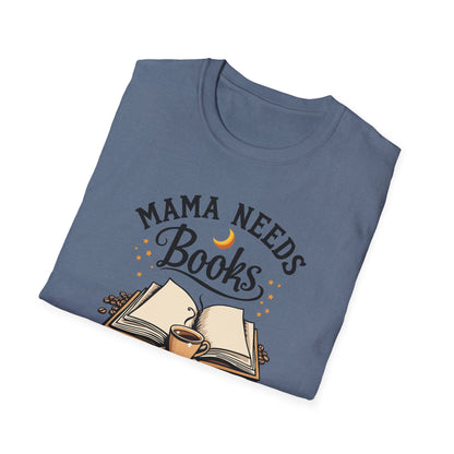 Mom Books Coffee T-Shirt