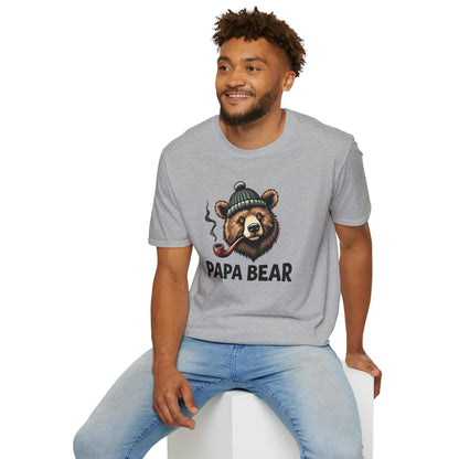 Dad Papa Bear Pipe T-Shirt