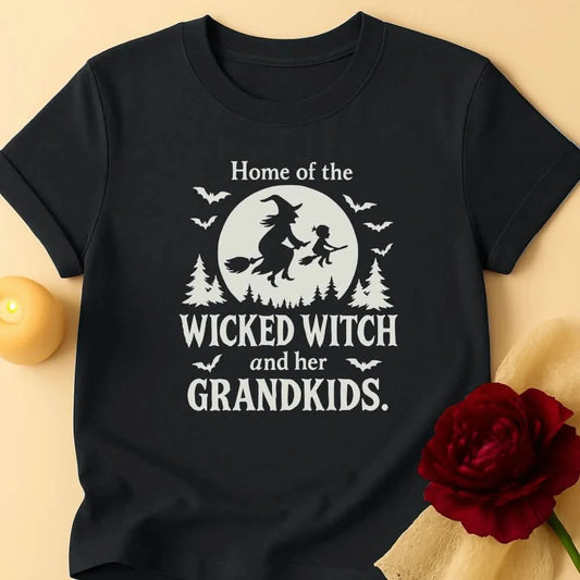 Wicked Witch Grandma Halloween T-Shirt