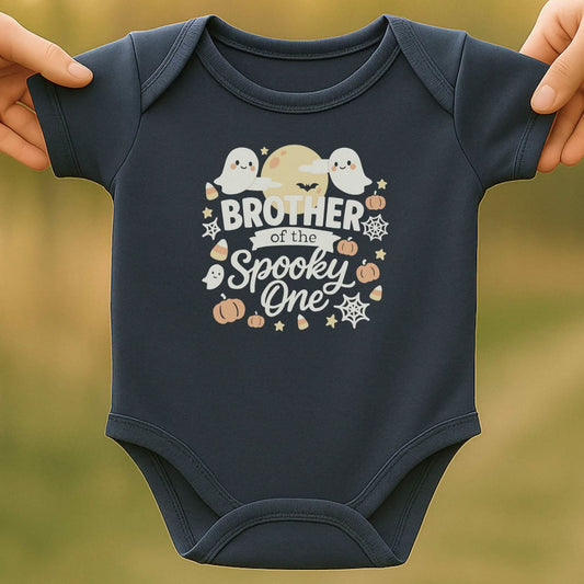 Spooky Brother Baby Halloween Bodysuit