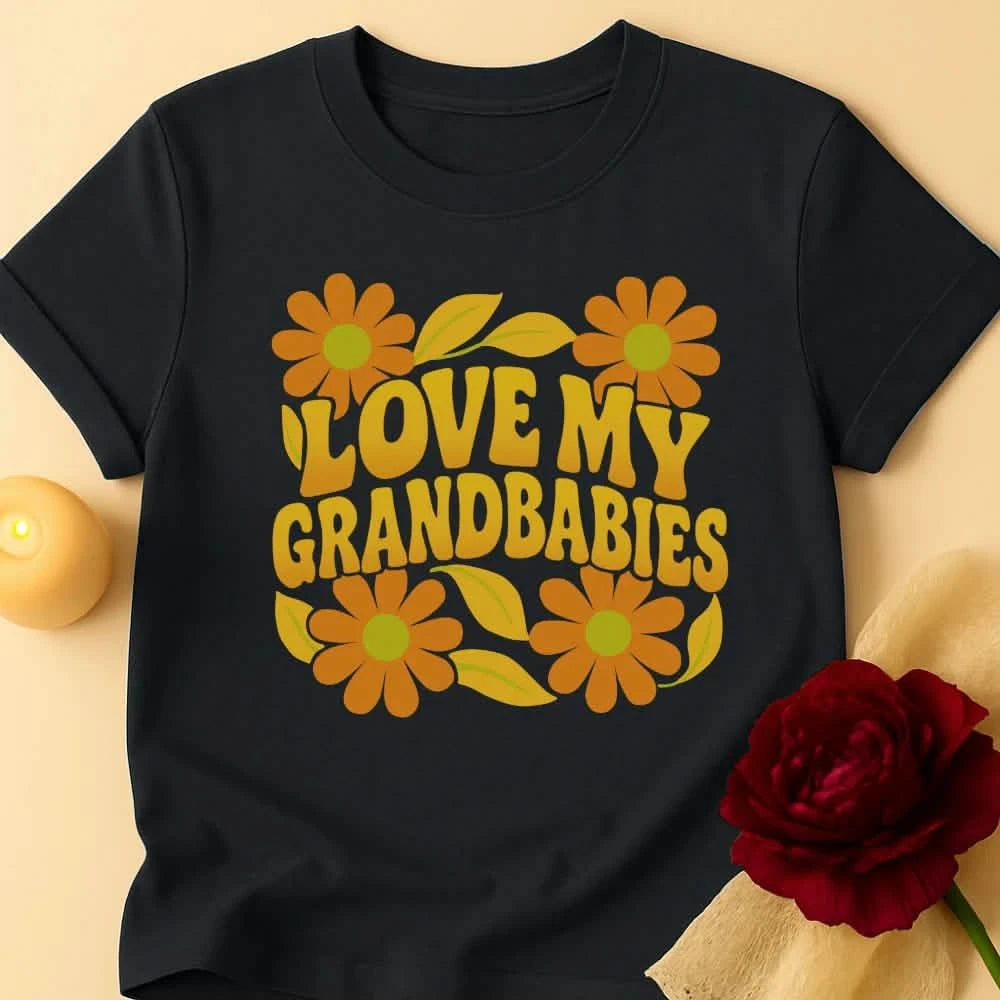 Love Grandbabies Grandma T-Shirt