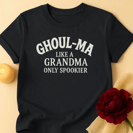 Spooky Ghoul Grandma Halloween T-Shirt