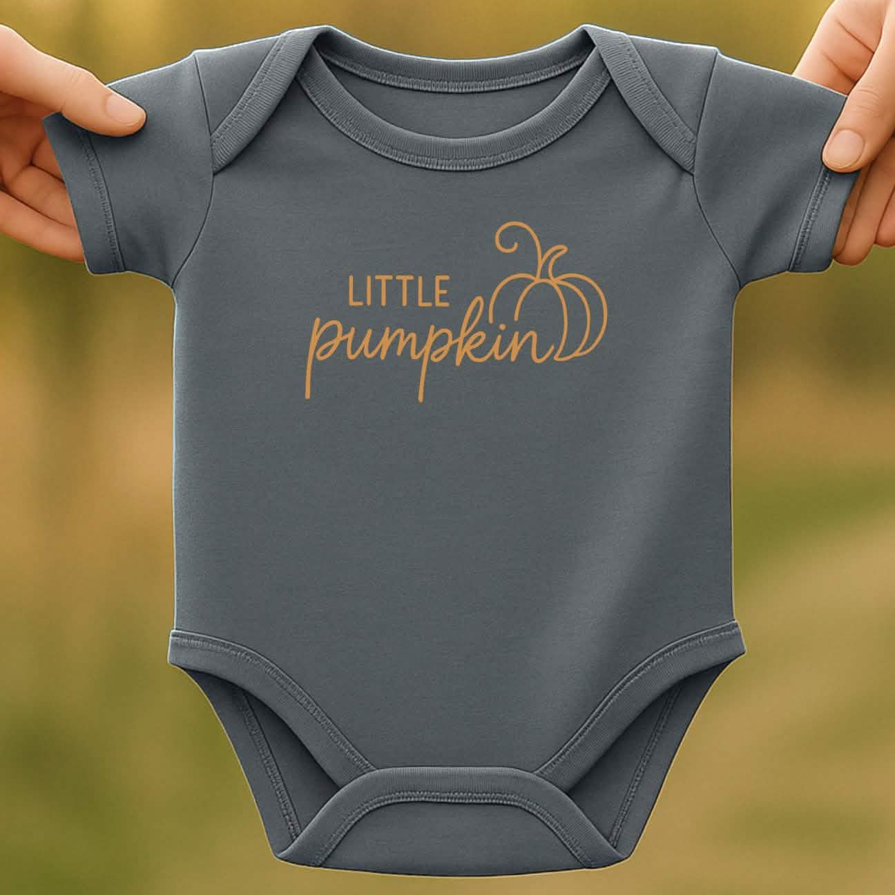Little Pumpkin Halloween Baby Bodysuit