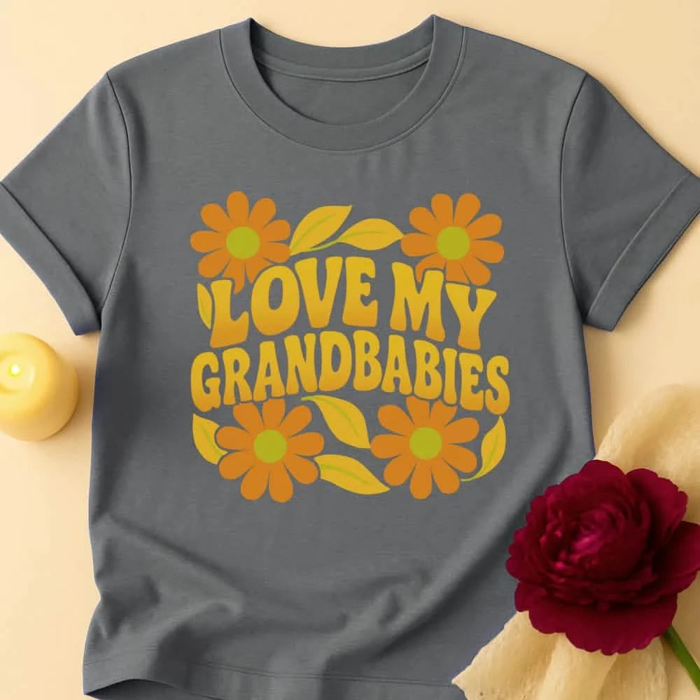 Love Grandbabies Grandma T-Shirt