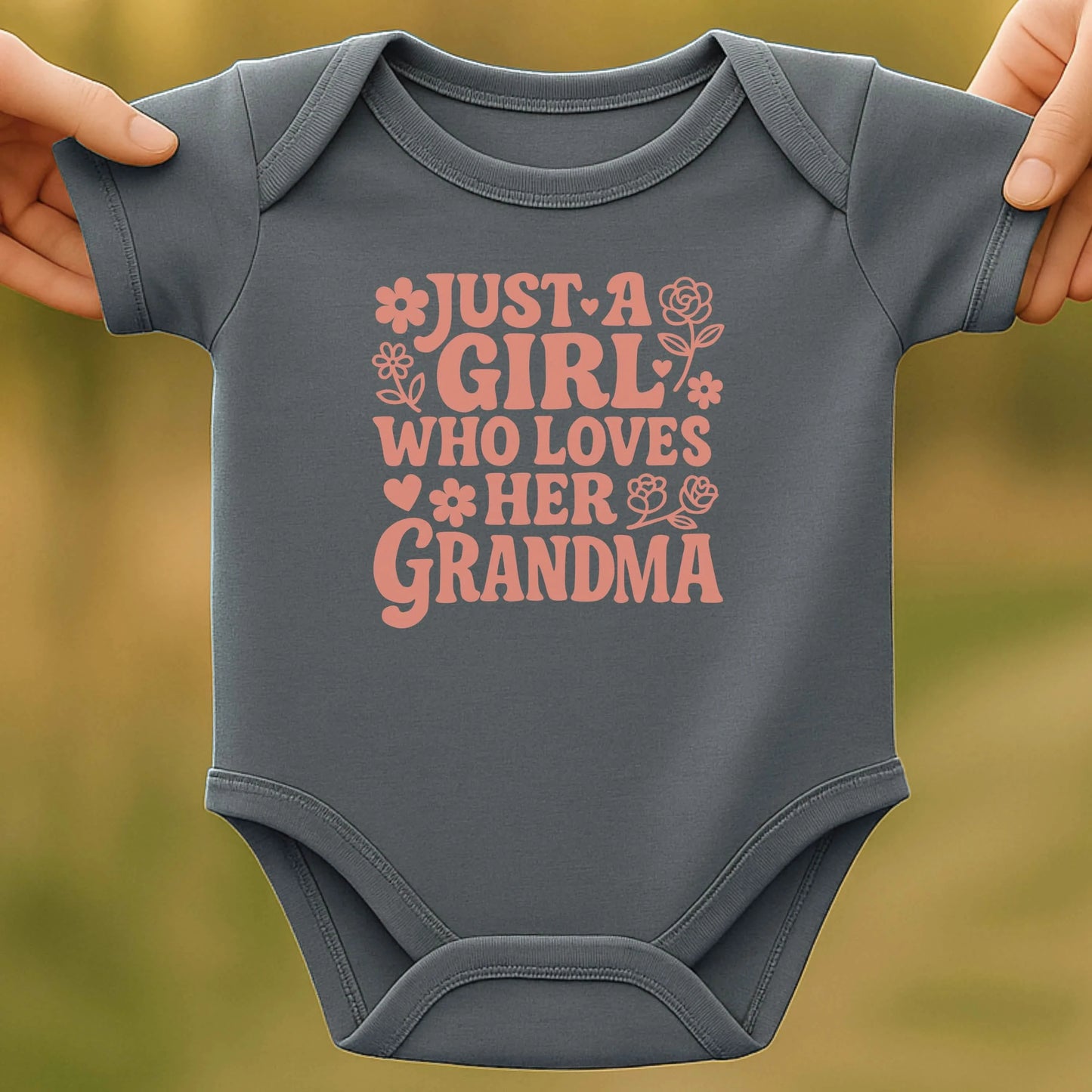 Love Blooms Baby Bodysuit