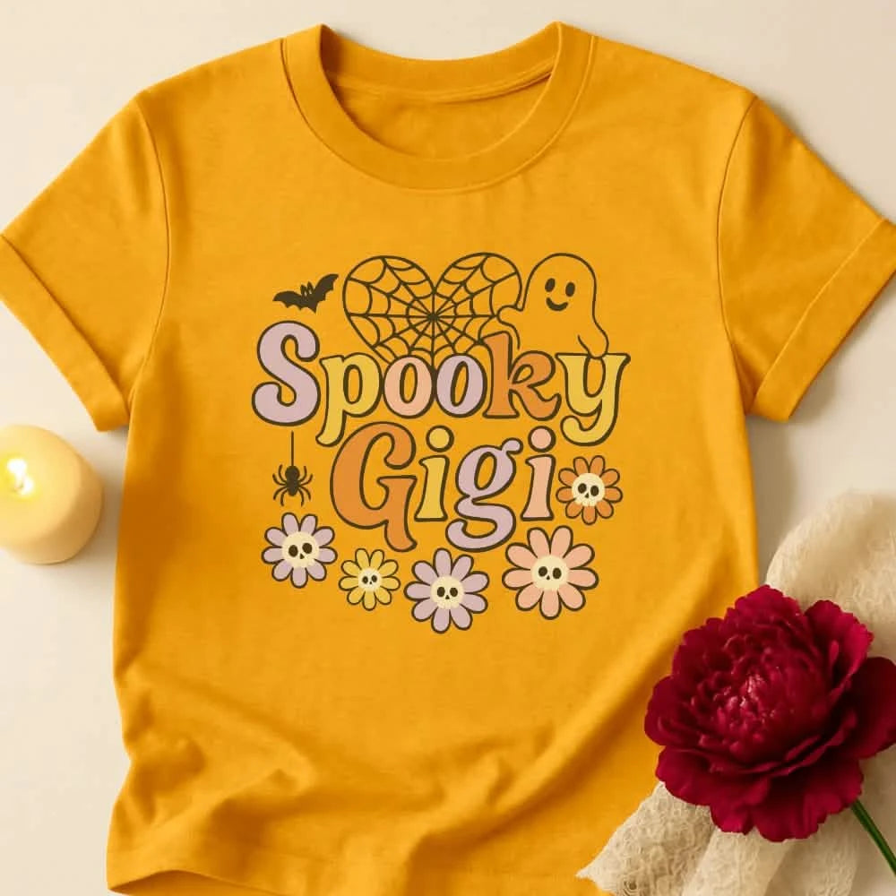 Spooky Gigi Grandma Halloween T-Shirt