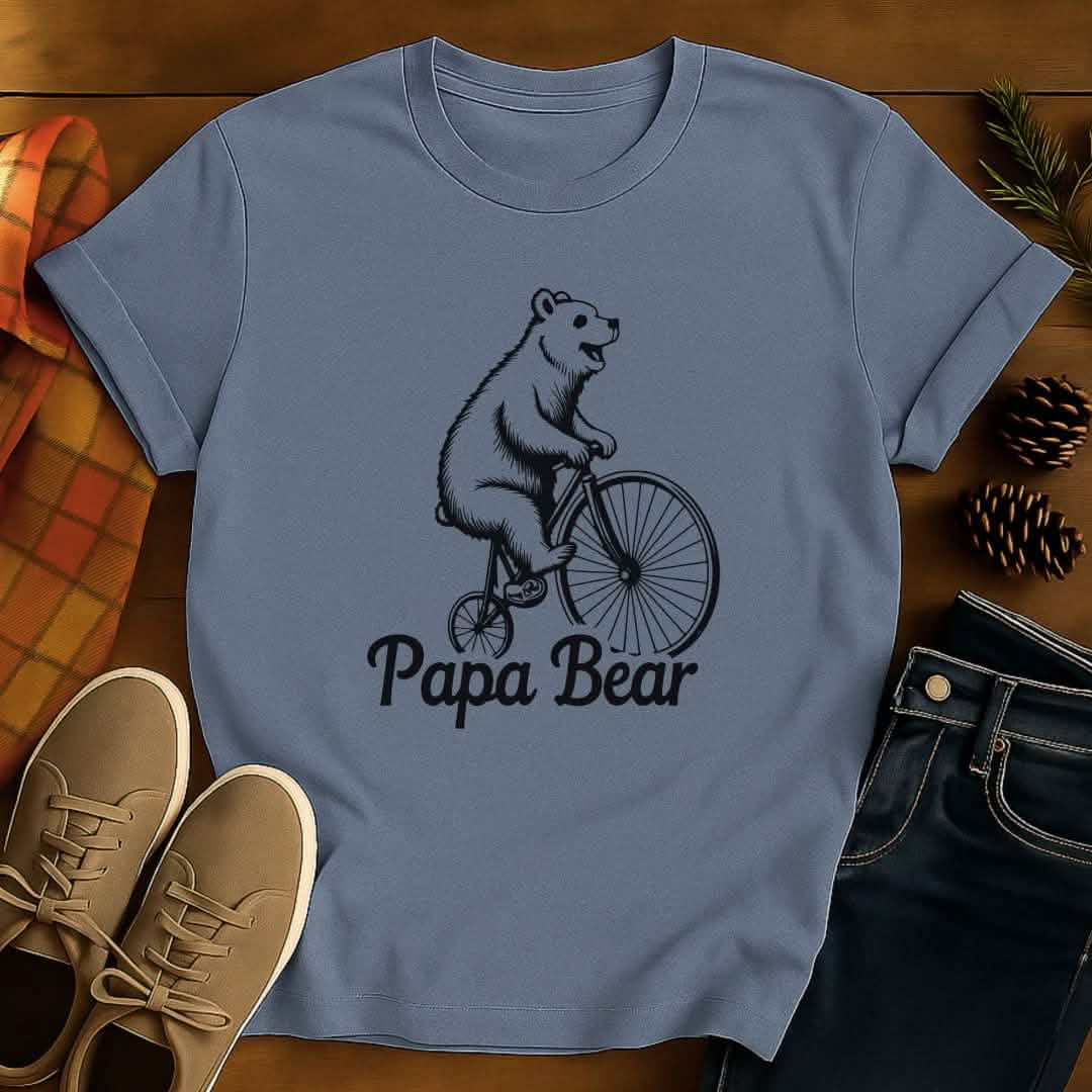Biking Bear Grandpa T-Shirt