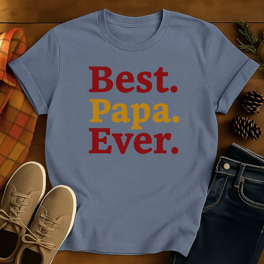 Best Papa Grandpa T-Shirt