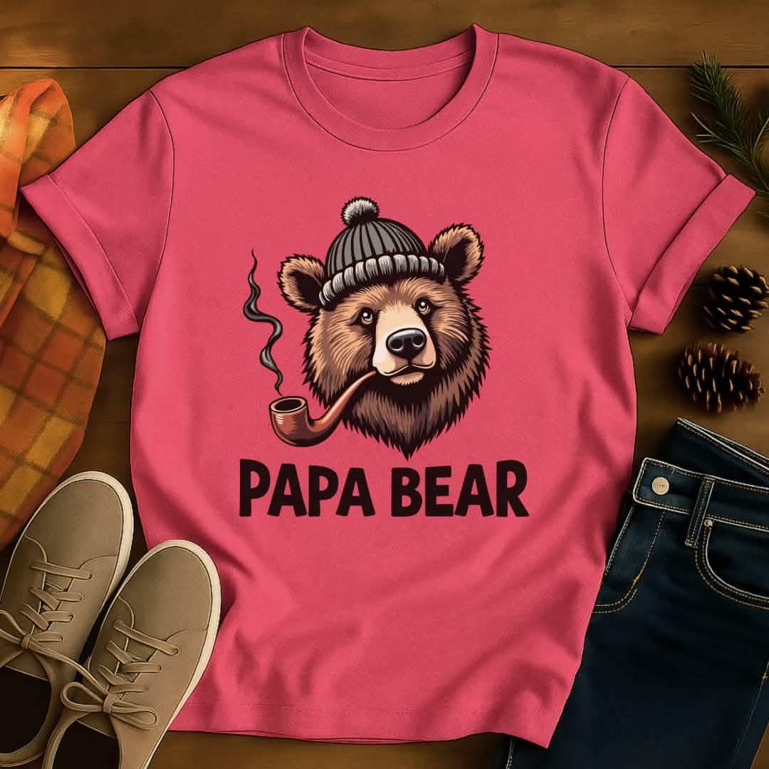 Pipe Bear Grandpa T-Shirt