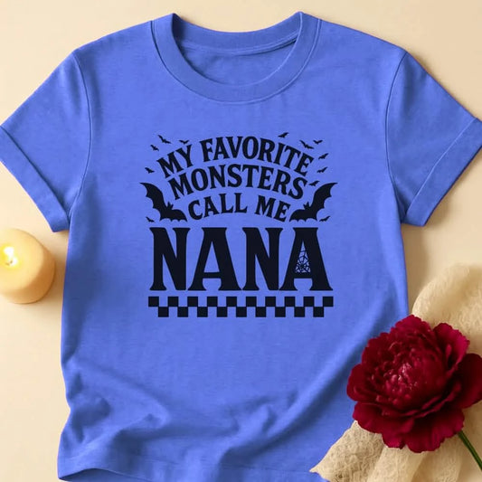 Monsters Name Grandma Halloween T-Shirt