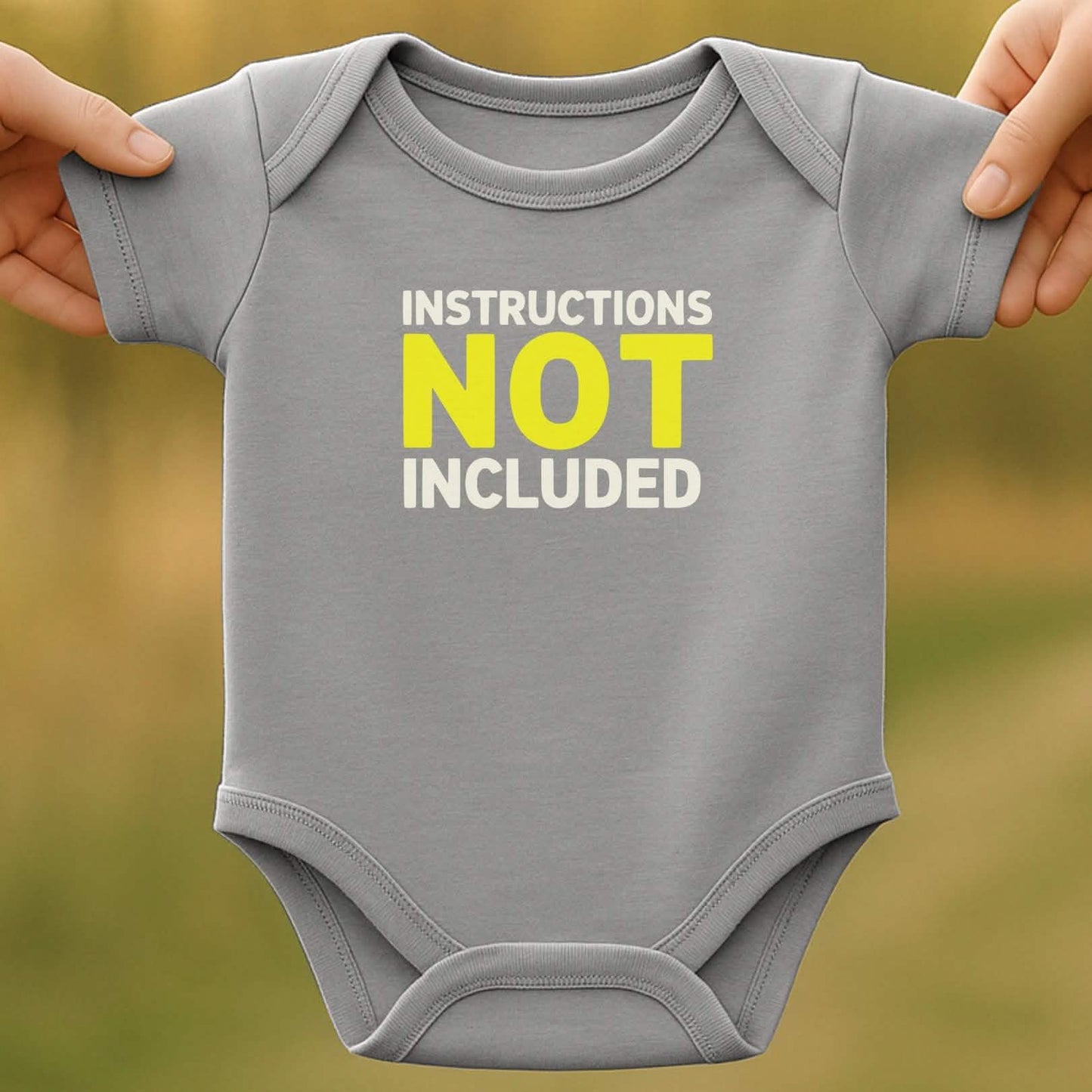 No Manual Baby Bodysuit