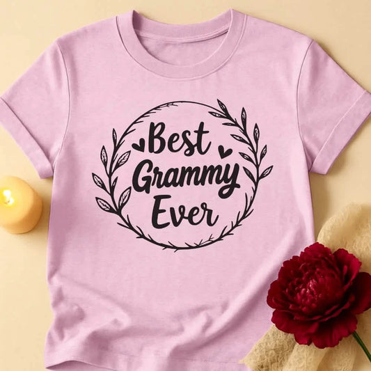 Wreath Crown Grandma T-Shirt