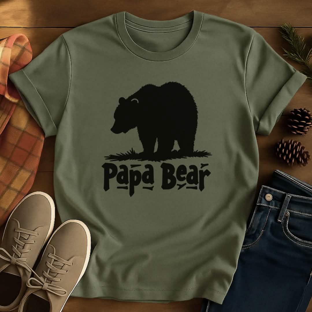 Papa Bear Grandpa T-Shirt