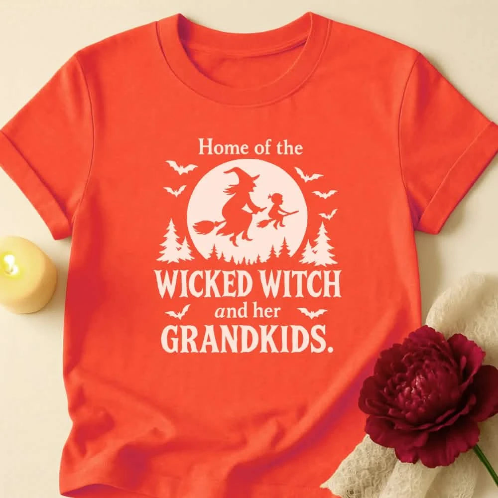 Wicked Witch Grandma Halloween T-Shirt