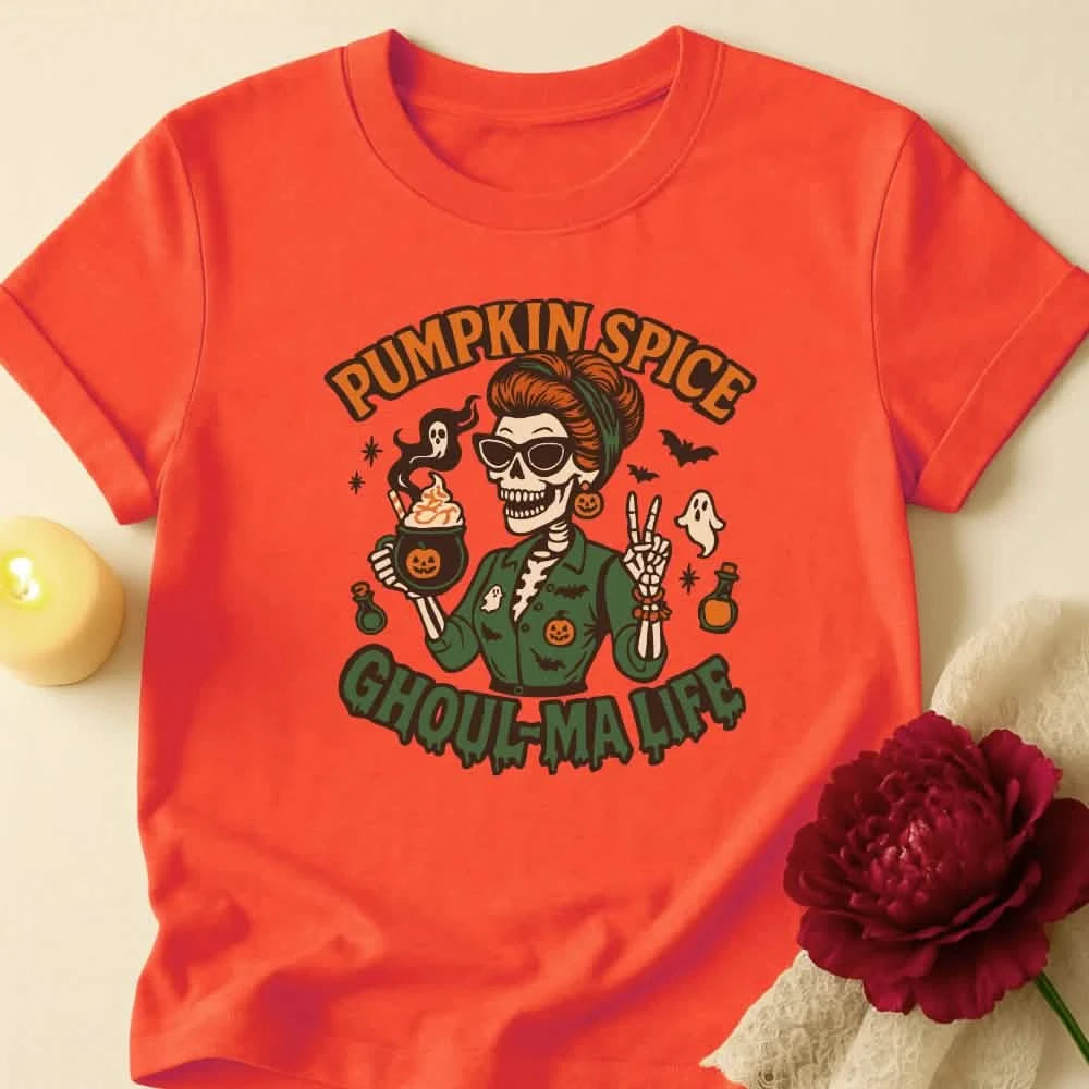 Ghoul Spice Grandma Halloween T-Shirt
