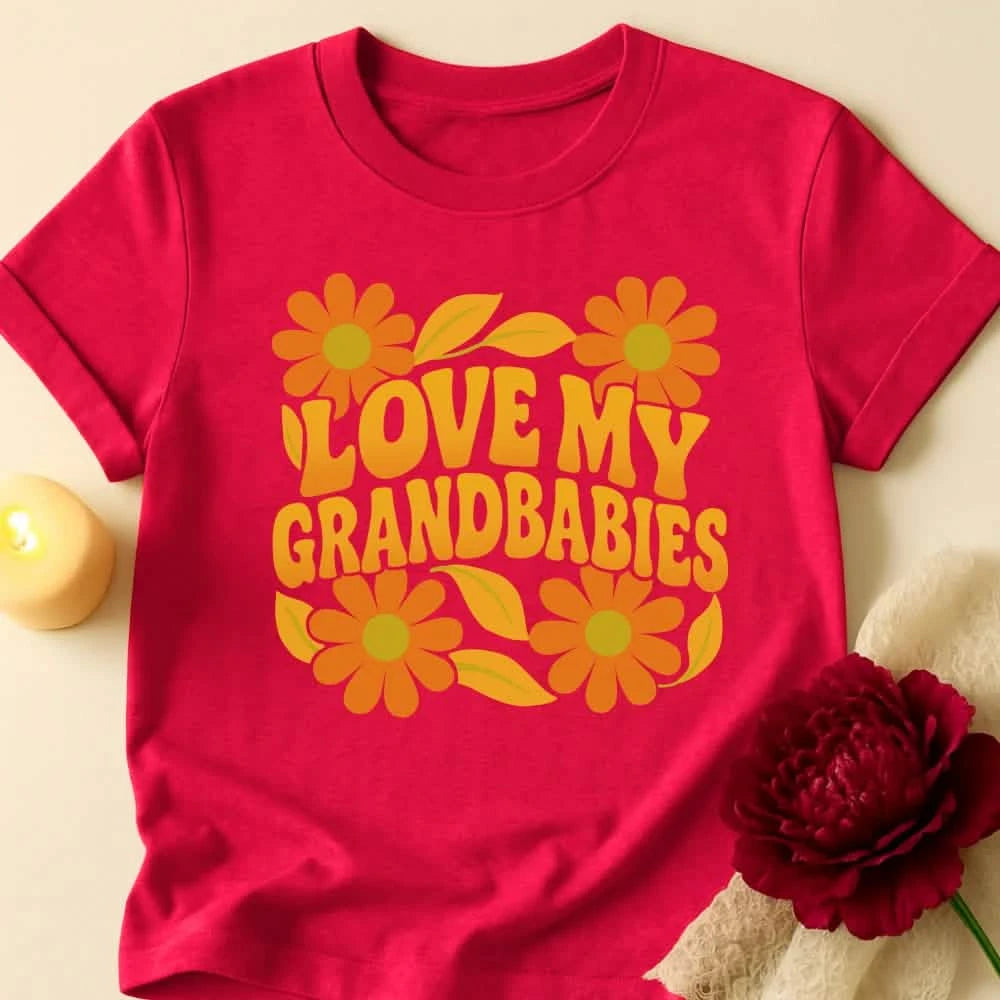 Love Grandbabies Grandma T-Shirt