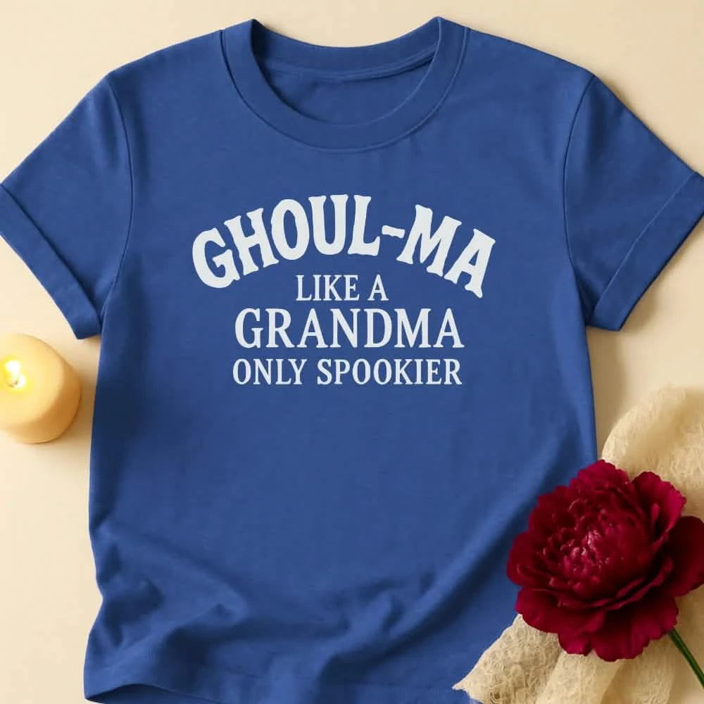Spooky Ghoul Grandma Halloween T-Shirt