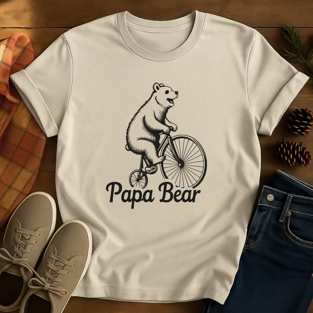 Biking Bear Grandpa T-Shirt