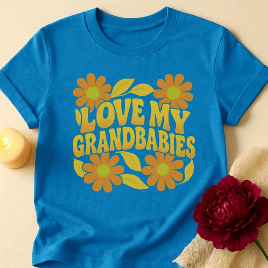 Love Grandbabies Grandma T-Shirt