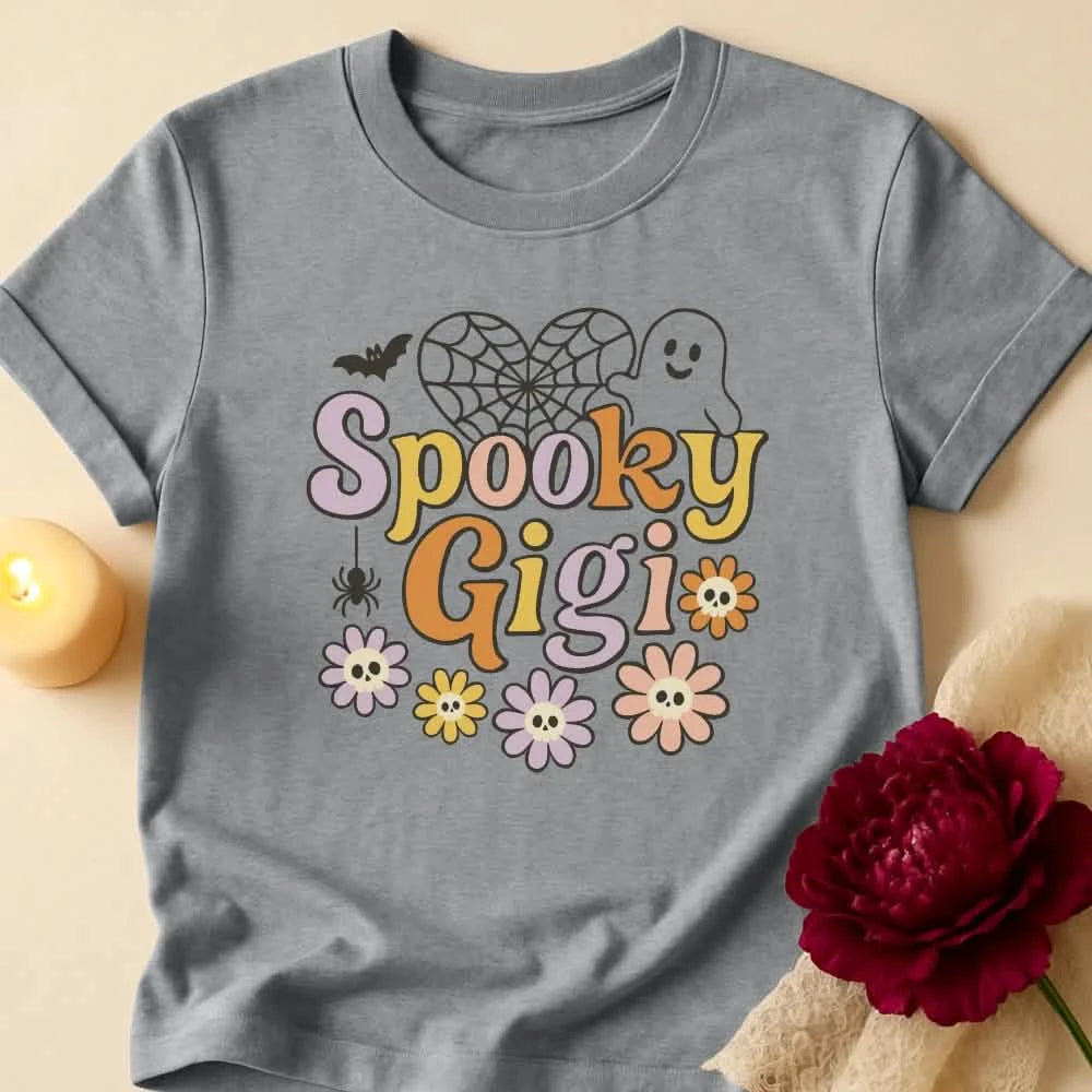 Spooky Gigi Grandma Halloween T-Shirt