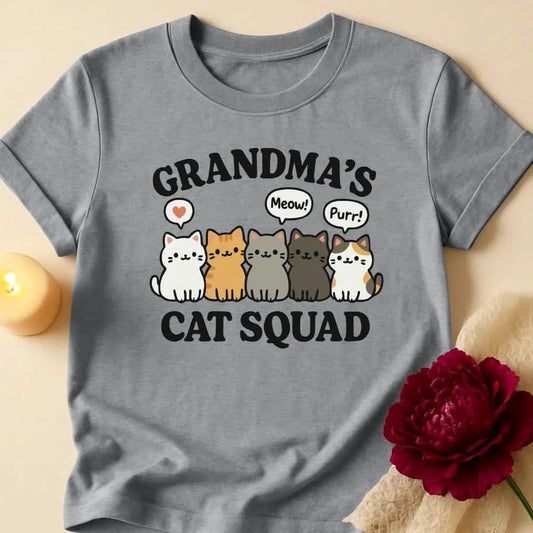 Cat Crew Grandma T-Shirt